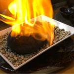 鮨松榮 - 常陸牛のフランベ