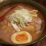 らーめん黒山 - 黒山味噌ラーメン(750円)です。