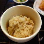 Tsurugaoka Saryou - 鶏牛蒡の炊き込みご飯（お食事）