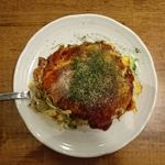 ほり川 - 肉イカ玉子りお好み焼きそば竹原焼きver+イカ天＠ほり川（2016年5月某日）