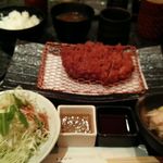 とんかつ マンジェ - ご飯セット490円