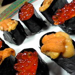 辰寿し - 雲丹といくら