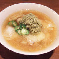 にかい笹木 - 地物穴子とおもちのおろし煮(690円)