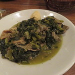 アヒルストア - 牛モツと青葉の煮込み2