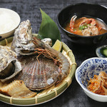 Totoya Shimbee - 一番人気！海鮮BBQ定食