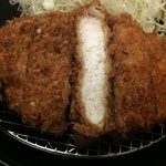 松八  - 厚切りロースアップ