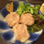 こだわり焼き鳥 美里 - とりシュウマイ750円。1個が割りと大きめでふわふわしている。