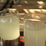 鉢の木 - ドリンク写真:ゆずジュース　500円（税別）高知県安芸郡馬路村のゆずとハチミツの自然な甘さ