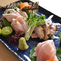 久米島赤鶏お造り　3点盛り　★