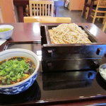 九条ネギ、豚バラせいろです