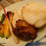 Kamizono - grilled scallops and vegetables