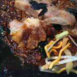 麺や 青雲志 - 最後は具材をまぜまぜしての完食