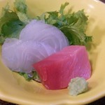 鳥善 - 刺身２点盛り