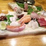 嬉々 わらまさ - 今日も豪華！お造り盛り合わせ～♪