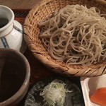 蕎麦と杜々 - おせいろ 780円。