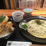 ISOGAMI　FRY　BAR - ワンコインランチのざる蕎麦と天丼