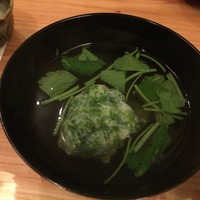 酒亭穂椋 - 2品目、白身魚のしんじょう