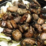 宮崎料理 万作 - 霧島鶏の炭火焼き