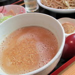 彩龍一番 - 2016年6月　つけ麺のスープ