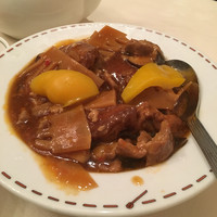 中国飯店 三田店 - 揚げ豆腐と豚肉の辛味噌煮