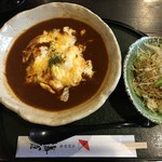 町家カフェ鎌倉 - オムライスのランチデザートセット1190円