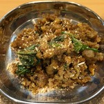 スパイス料理ナッラマナム - 炒り米入りハーブポークキーマ +200円(税込)