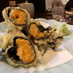 千代の追風 - 2016' 5/26 生うに磯辺揚げ 1,800円