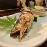 千代の追風 - 2016' 5/26 和歌山産あゆ炭火焼 ８５０円