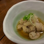 旬魚菜 しら川 - 魚の卵の芝煮