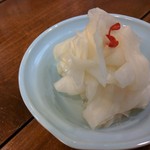 旬魚菜 しら川 - カブの浅漬け