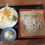 もとじま - 天ぷら、蕎麦大盛り