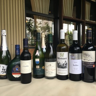80種以上の豊富なドリンクメニュー◆料理と合うワインをどうぞ