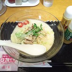 リンガーハット - 冷やしちゃんぽん【白】白湯スープ￥７４０