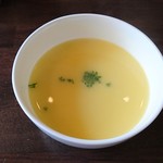 San-rin-sya - ゴールドセットのスープ（コーンクリームスープ）