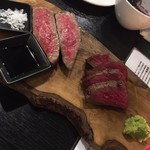 旬熟成 - サーロインとシンタマの熟成肉★
      噛めば噛むほど旨味が出てる くる！！