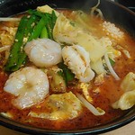 麺々亭 - 四川麺と言うメニューにしました。
辛くて旨いですょ。