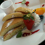 柿の木 - 柿の木『ホットケーキ＆フルーツ』 700円