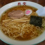 支那そば 熊文 - 中華そば(600円)です