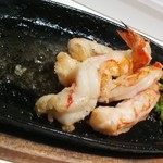 シシリヤ - 海老の鉄板焼き