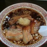 蔵元醤油ラーメン　大字 - 醤油ラーメン ￥580 