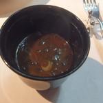 西洋割烹 車屋 - 味噌汁