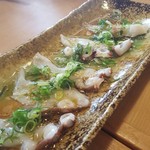 や台ずし - タコのカルパッチョです