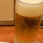 餃子の福包 - プレモル520円・・料理価格設定に比してアルコールは割高感あり。