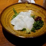 鰻屋 三右ヱ門 - 青森産ひらめのお造り