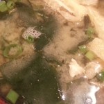 さくら館 - お味噌汁　2016.6