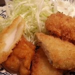 さくら館 - 週替わり　ミックスフライ　2016.6