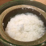 旬の料理　大内 - 土鍋炊き白飯