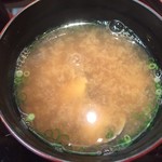 旬の料理　大内 - あさりの味噌汁