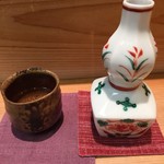 旬の料理　大内 - 酒器 (燗酒) / 高砂　辛口純米　ぬる燗