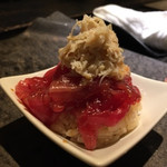 鮨ノ蔵 - 中落ちとズワイガニの小丼